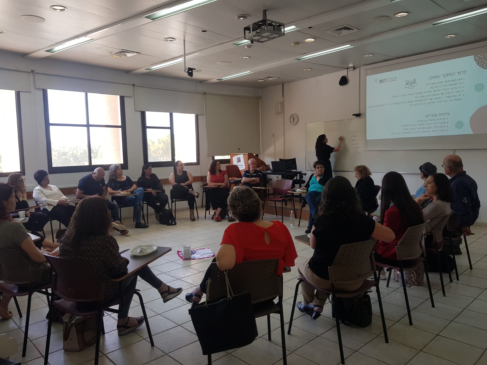 מפגש מנחים ומדריכות במערך נושמים לרווחה ותוכניות הסיכון במחוז חיפה והצפון